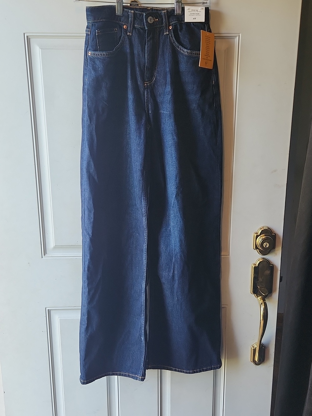 H&M Dark Blue Wide Leg Boy's Jeans Size 14